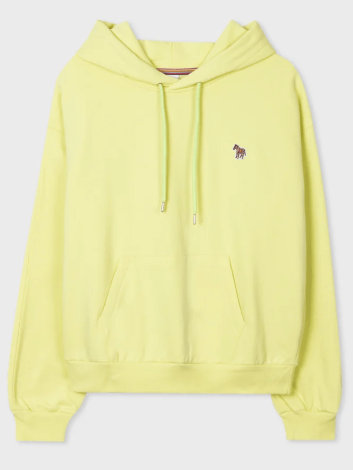 Paul Smith Tops S Paul Smith Zebra Motif Washed Lime Hoodie W2R-351V-M20616.10 izzi-of-baslow