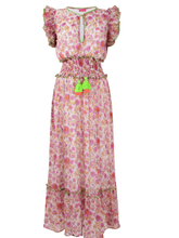 Place-Du-Soleil-Pink-Floral-Print-Maxi-Dress-S24 406-izzi-of-baslow