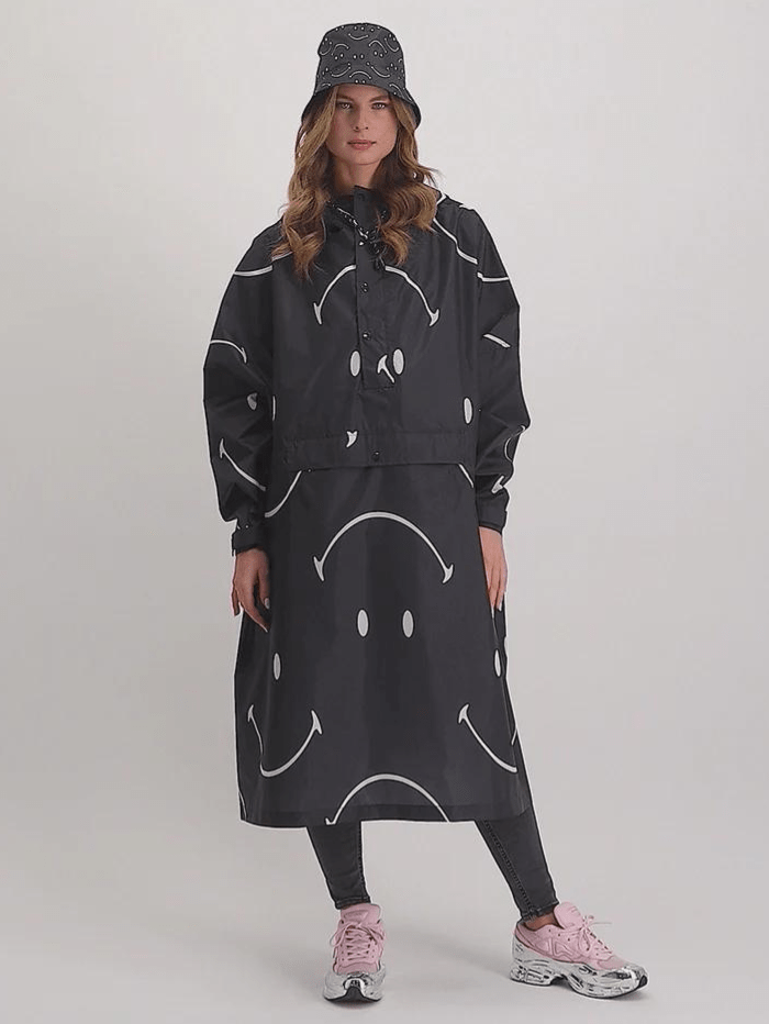 Rain Kiss Coats and Jackets One Size RainKiss Classic Smiley x Smiley Rain Poncho izzi-of-baslow