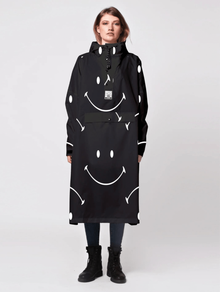 Rain Kiss Coats and Jackets One Size RainKiss Classic Smiley x Smiley Rain Poncho izzi-of-baslow