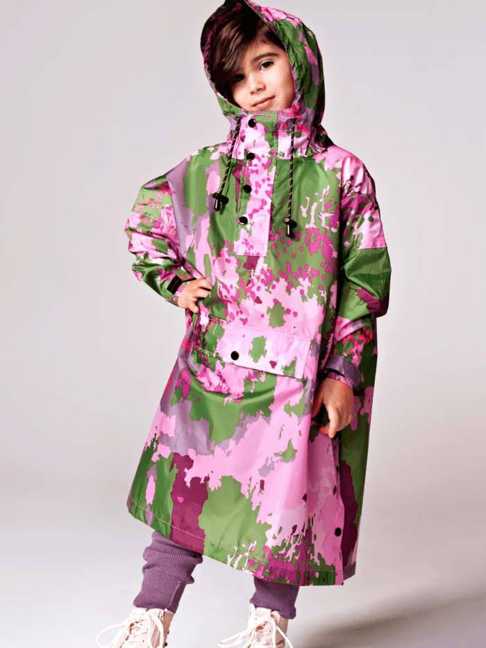 Rain Kiss Coats and Jackets One Size RainKiss Kids Digi Spring Camo Rain Poncho izzi-of-baslow