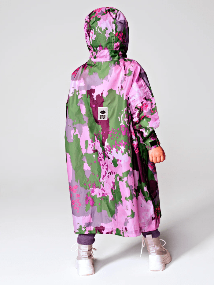 Rain Kiss Coats and Jackets One Size RainKiss Kids Digi Spring Camo Rain Poncho izzi-of-baslow