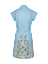 Riani Blue Mini Dress with Provence Print 346725 4130 izzi-of-baslow