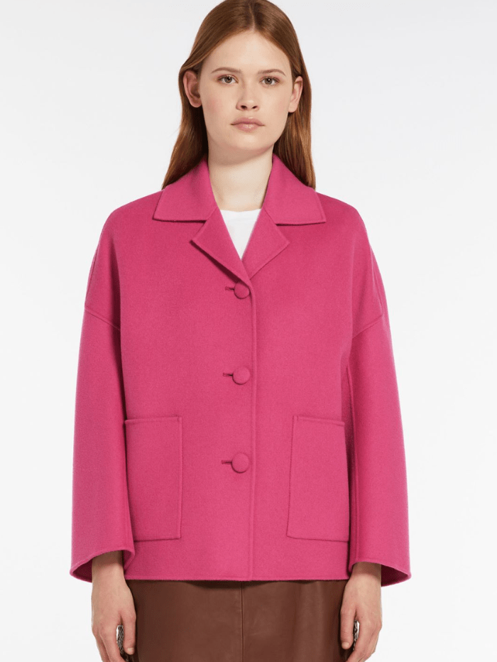 Weekend By Max Mara PANCA Wool Jacket in Fuchsia 048 2415041011600