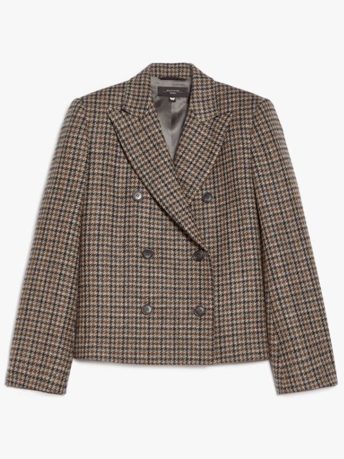 Weekend By Max Mara Coats and Jackets UK 6 Weekend By Max Mara Nausica Wool Blend Cropped Jacket 24250460226 Col 002 izzi-of-baslow