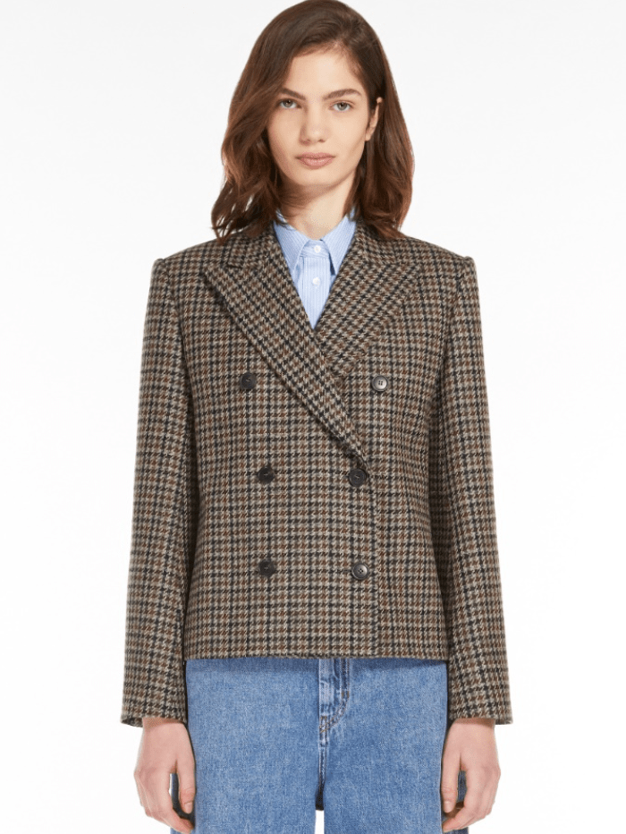 Weekend By Max Mara Coats and Jackets Weekend By Max Mara Nausica Wool Blend Cropped Jacket 24250460226 Col 002 izzi-of-baslow