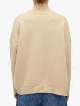 Weekend By Max Mara Knitwear Weekend By Max Mara BORGIA Wool High Neck Jumper In Sand 24253660826 Col 004 izzi-of-baslow