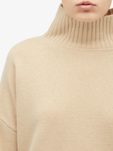 Weekend By Max Mara Knitwear Weekend By Max Mara BORGIA Wool High Neck Jumper In Sand 24253660826 Col 004 izzi-of-baslow