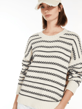 Weekend By Max Mara Knitwear Weekend By Max Mara FOSTER Striped Cotton Yarn Jumper 24253661516 Col 015 izzi-of-baslow