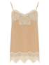 Weekend By Max Mara Tops S Weekend By Max Mara NITRA Nude Camisole Top With Lace 24251660316 Col 001 izzi-of-baslow