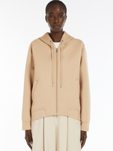 Weekend By Max Mara Tops Weekend By Max Mara PARSEC Jersey Hoodie In Beige 24259160216 Col 001 izzi-of-baslow