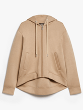 Weekend By Max Mara Tops XS Weekend By Max Mara PARSEC Jersey Hoodie In Beige 24259160216 Col 001 izzi-of-baslow