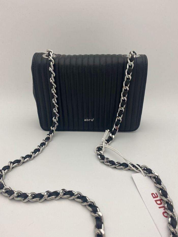 Black silver chain bag sale