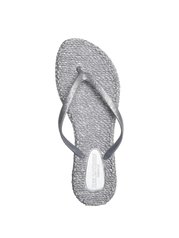 Ilse Jacobsen Flip Flops Silver CHEERFUL01 71 Izzi of Baslow