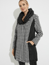 Joseph Ribkoff Coats and Jackets S Joseph Ribkoff Houndstooth Printed Coat 224921 110 izzi-of-baslow