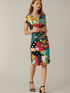 Joseph Ribkoff Dresses Joseph Ribkoff Mixed Print Multi Pattern Dress 221376 2539 izzi-of-baslow