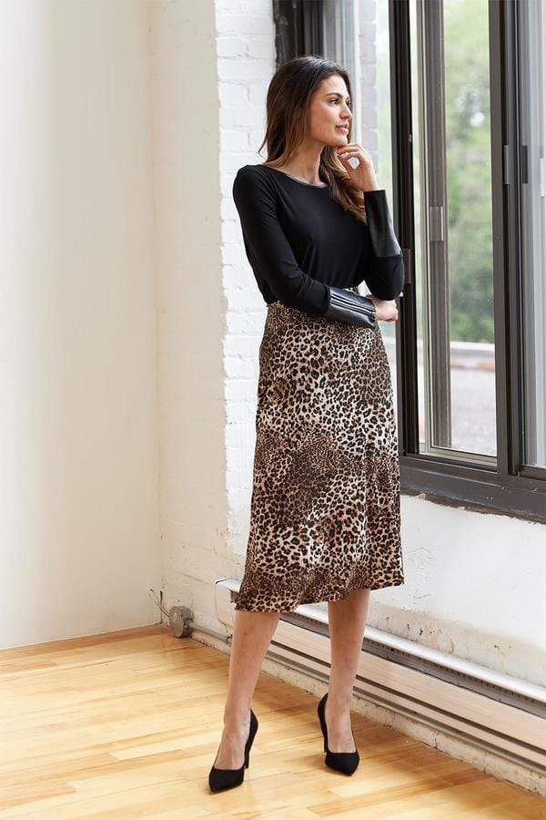 Joseph Ribkoff Skirts Joseph Ribkoff Animal Printed Skirt 203635 izzi-of-baslow