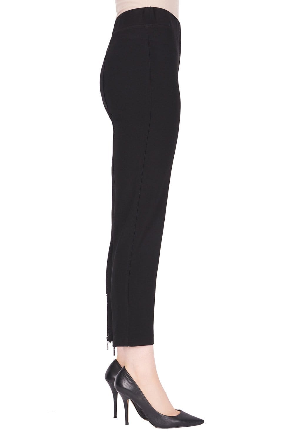 Joseph Ribkoff Trousers Joseph Ribkoff Black Trouser With Diamante Zip 174090 izzi-of-baslow