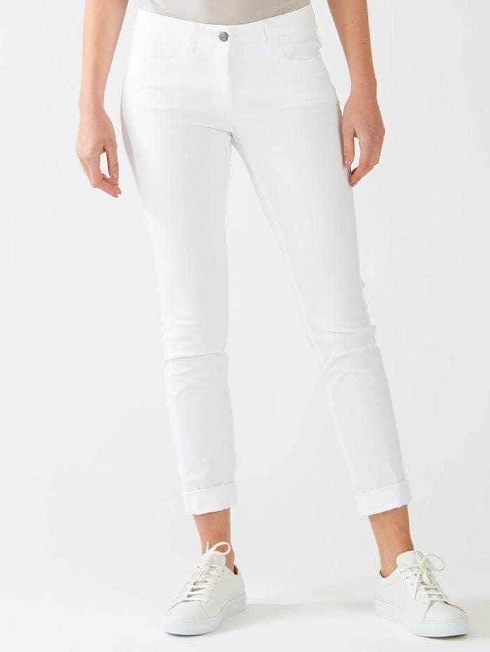 Luisa Cerano Trousers Luisa Cerano Chino Trousers 698099/1883 White 100 izzi-of-baslow