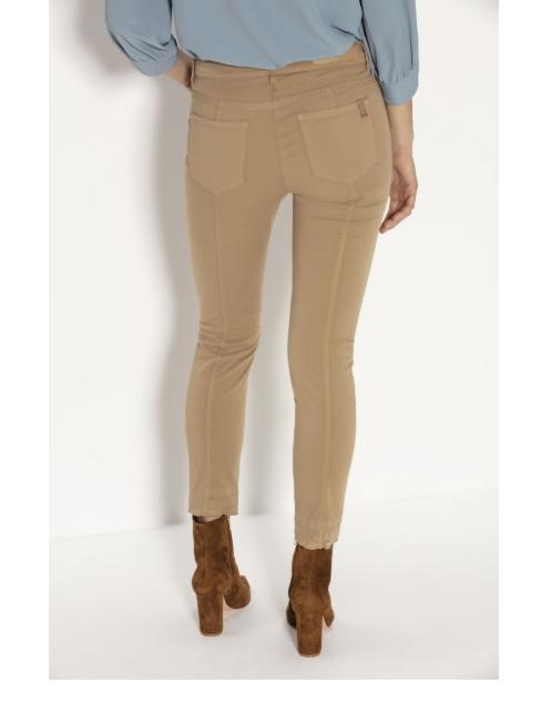 High Waisted Matte Leather Look Skinny Trousers | boohoo
