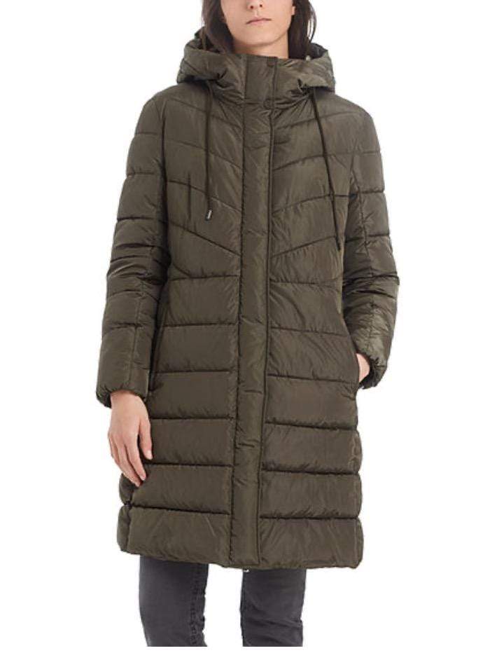 Marc Cain Additions Coats and Jackets Marc Cain Additions Olive Padded Puffer Coat RA 11.04 W02 COL 595 izzi-of-baslow