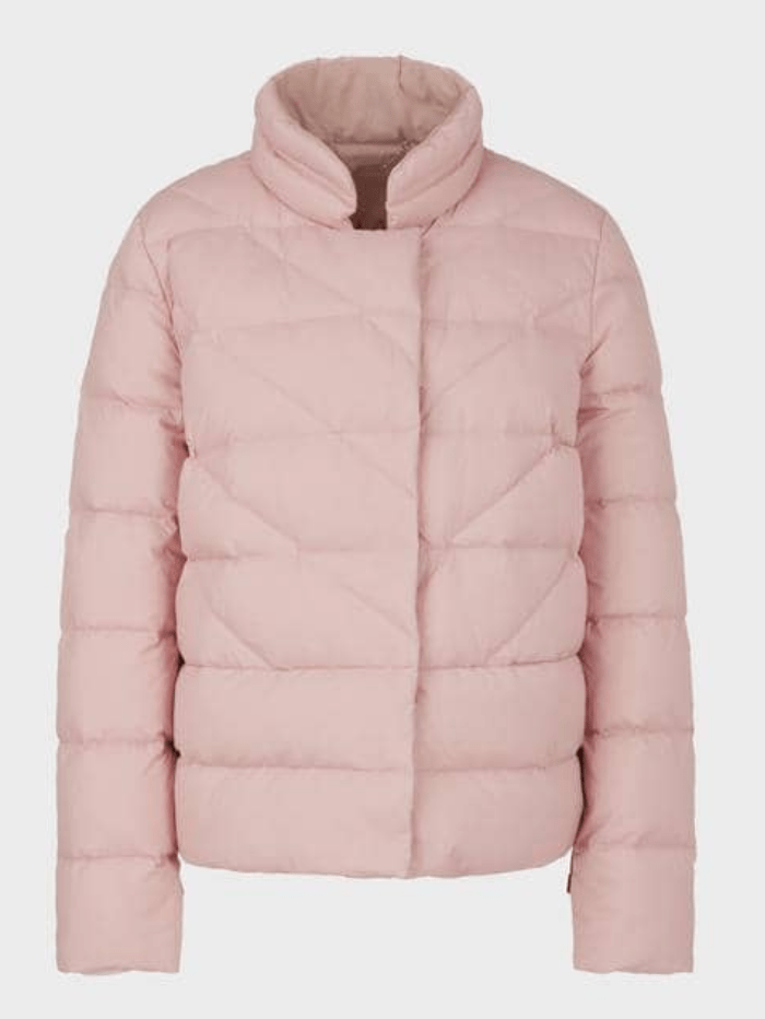 Marc Cain Collections Coats and Jackets Marc Cain Collections Pink Quilted Jacket SC 12.02 W52 COL 219 izzi-of-baslow