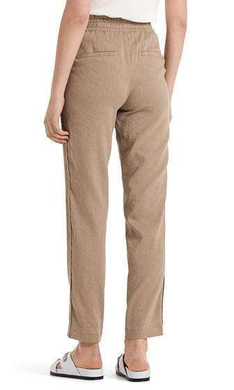 Marc Cain Collections Trousers Marc Cain Collections Linen Blend Trousers Clay NC 81.49 W47 izzi-of-baslow