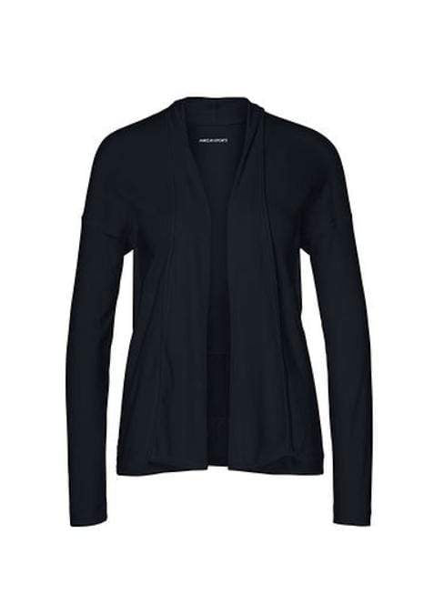 Marc Cain Sports Coats and Jackets 4 Marc Cain Sports Jersey Flounced Jacket Black LS 31.03 J55 izzi-of-baslow