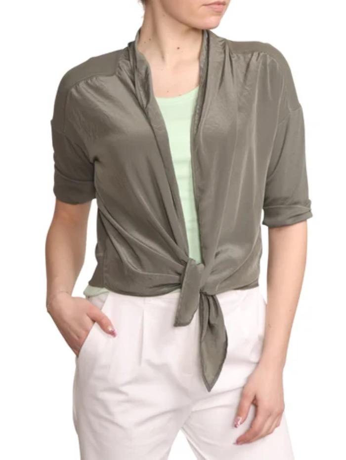 Marc Cain Sports Tops Marc Cain Sports Soft Waterfall Green Cardigan QS 31.50 J67 592 izzi-of-baslow