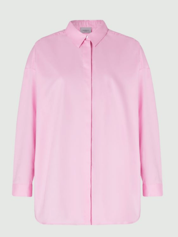 Marella Tops Marella HIMARE Candy Pink Cotton Shirt 319104242 002 izzi-of-baslow