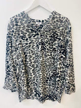 Mercy Delta Tops Mercy Delta Stanford Leopard Ombre Monochrome Blouse izzi-of-baslow