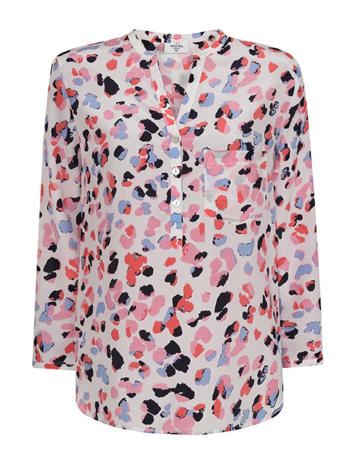 Mercy Delta Tops Mercy Delta Stanford Pebble Tropicana Multi Printed Blouse izzi-of-baslow