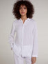 Oui Tops Oui White Linen Shirt 72830 1002 izzi-of-baslow