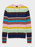 Paul Smith Knitwear Paul Smith Multi Stripe Wool Cardigan W2R-976K-G30833-90 izzi-of-baslow