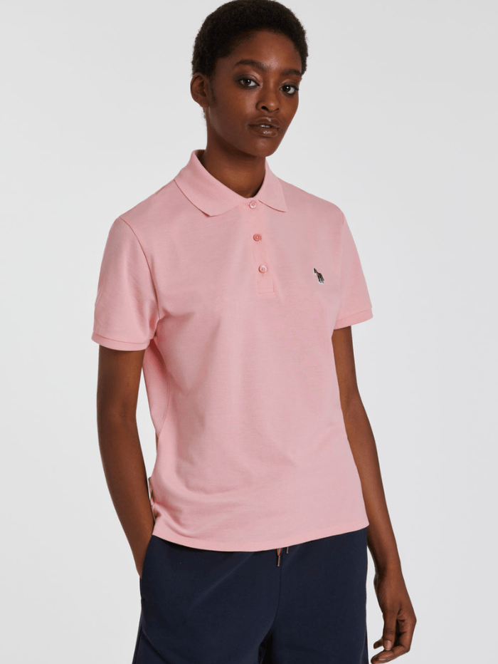 Paul Smith Tops Paul Smith Pink Zebra Polo Shirt W2R-224V-H20068-22A izzi-of-baslow