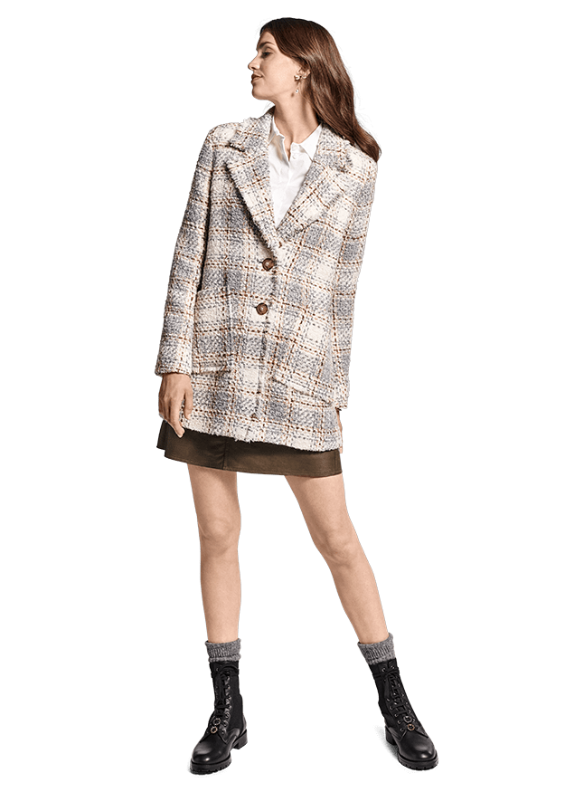 Riani Coats &amp; Jackets Riani Ivory Boucle jacket 802580-3763 izzi-of-baslow